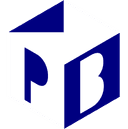 Blue White Logo 256 on White